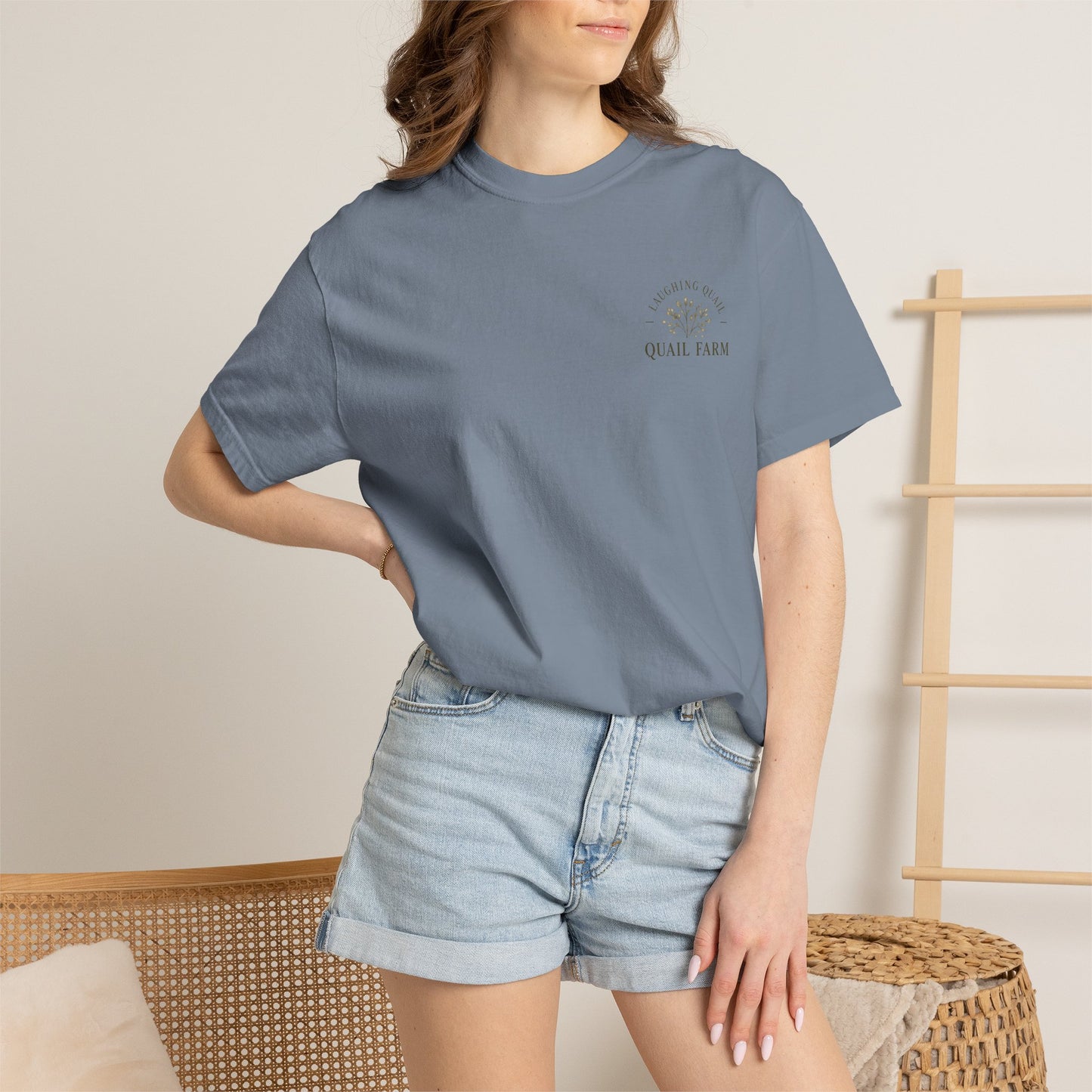Goat Mom Unisex Garment-Dyed T-shirt