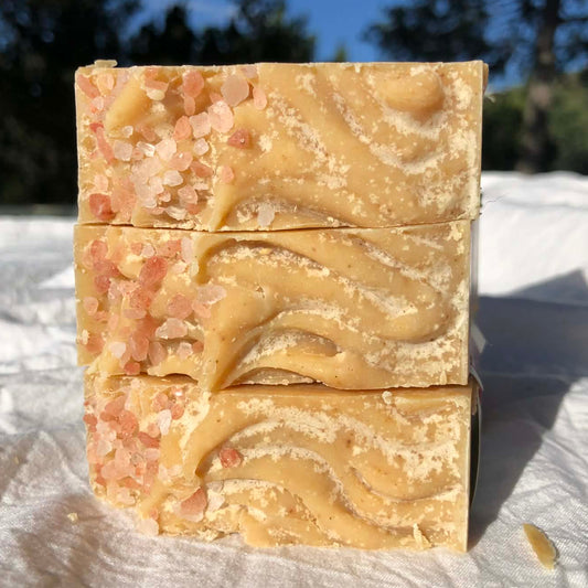 Peony & Amberwood Goat's Milk Soap