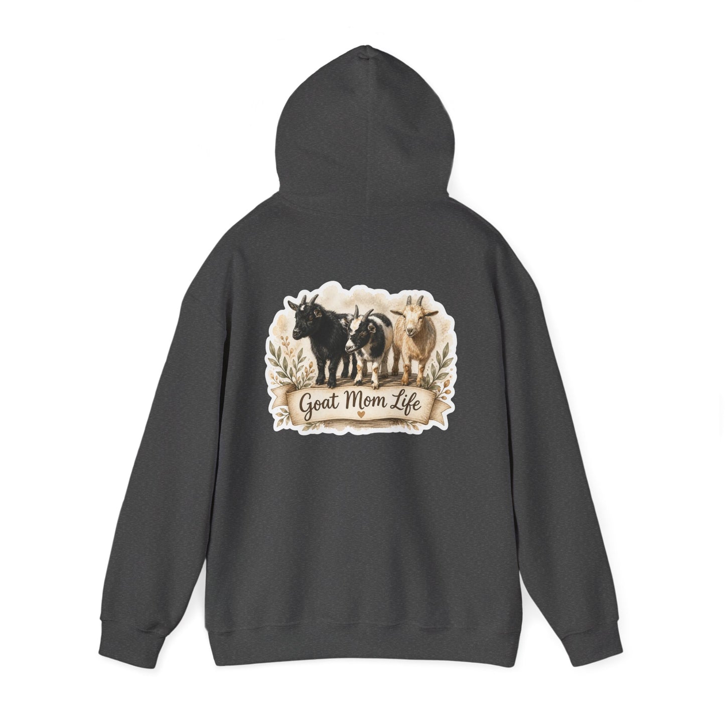 Goat Mom Life Unisex Heavy Blend™ Hooded Sweatshirt