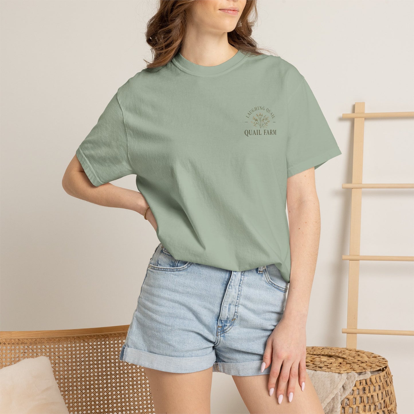 Goat Mom Unisex Garment-Dyed T-shirt