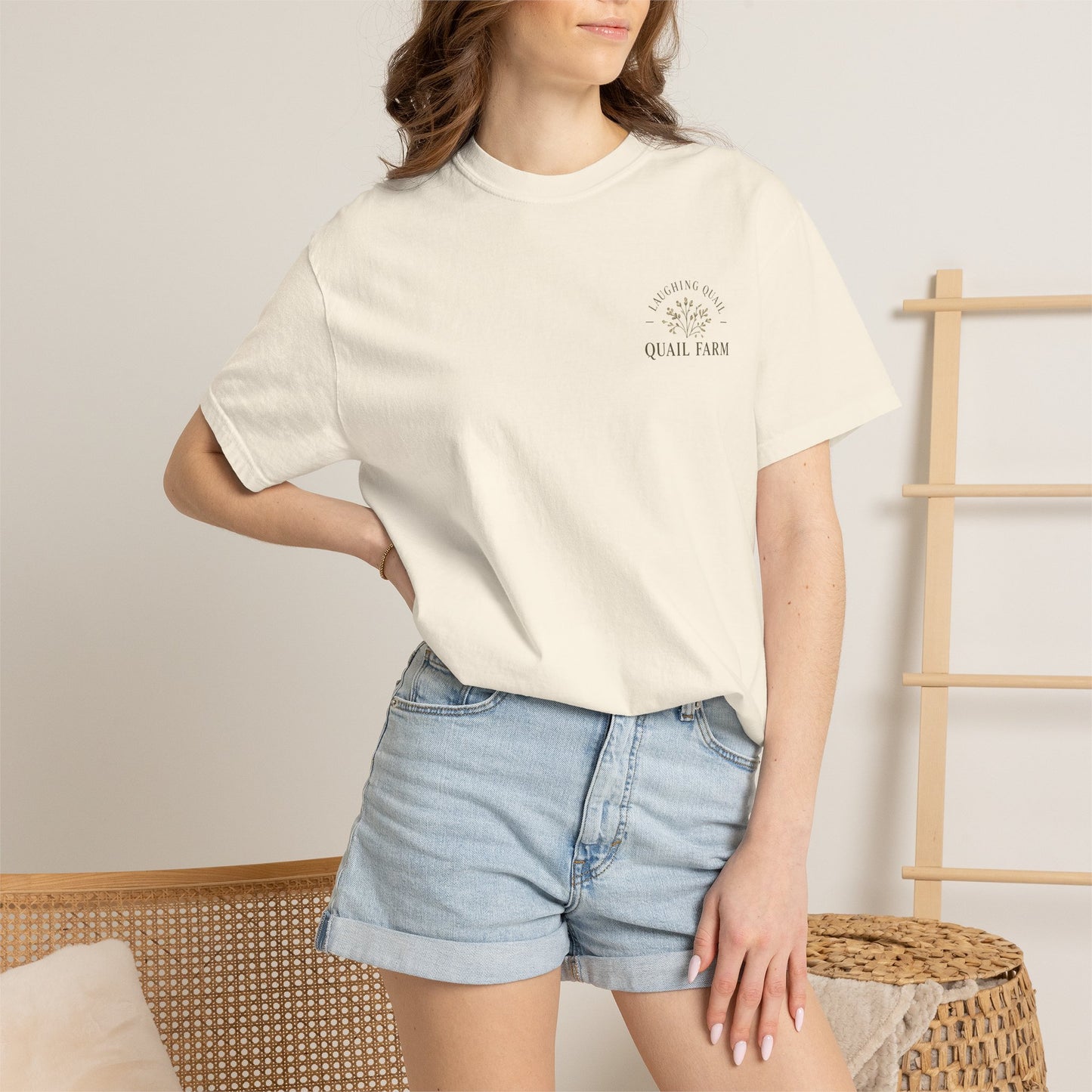Goat Mom Unisex Garment-Dyed T-shirt