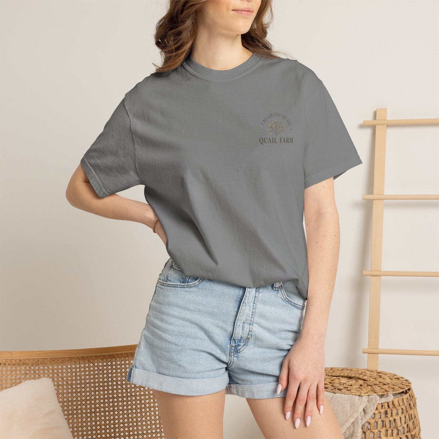 Goat Mom Unisex Garment-Dyed T-shirt