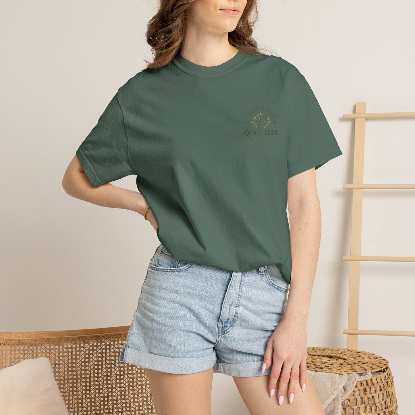 Goat Mom Unisex Garment-Dyed T-shirt