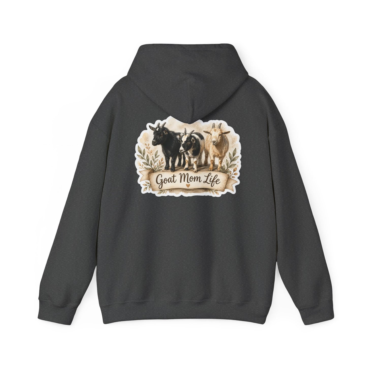 Goat Mom Life Unisex Heavy Blend™ Hooded Sweatshirt